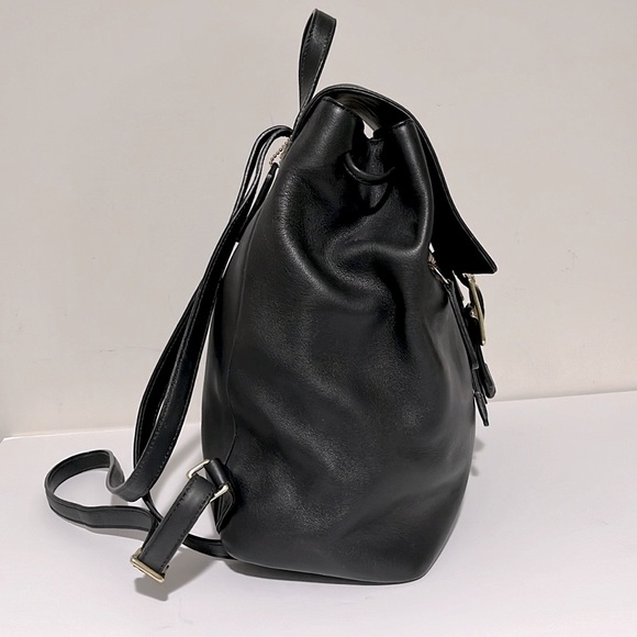 {NEW} Coach Backpack Soft Black Leather - Picture 7 of 12